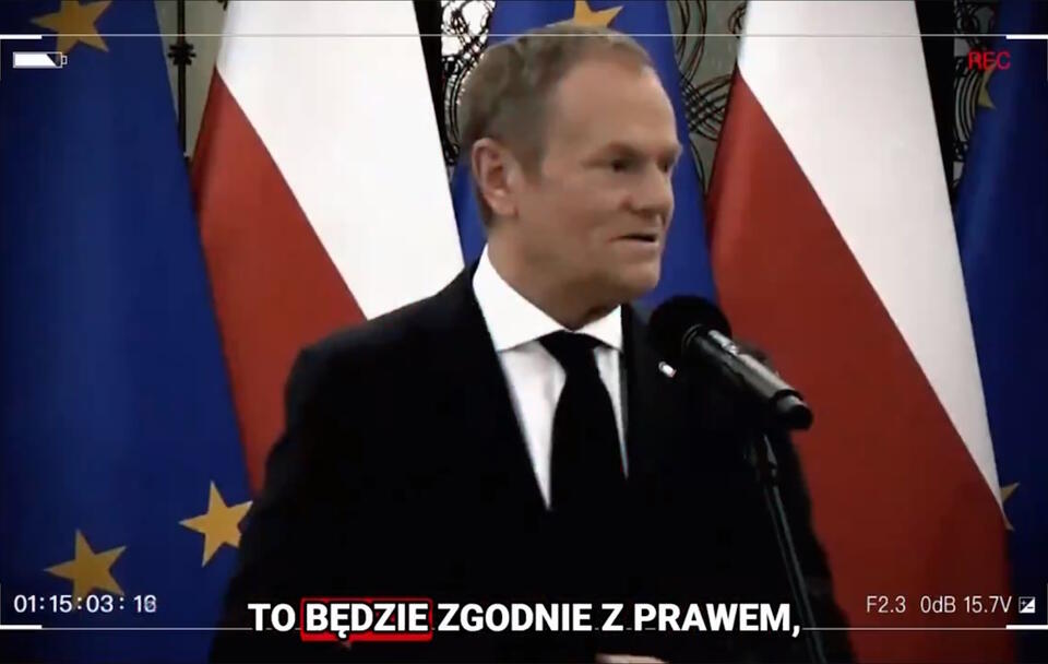 Donald Tusk / autor: X: @pisorgpl