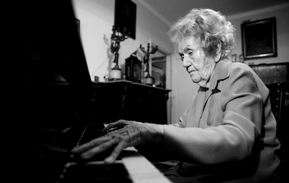Wanda Szajowska w wieku 109 lat / autor: PAP/Łukasz Gągulski