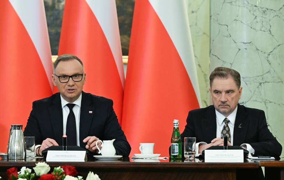 Andrzej Duda i Piotr Duda / autor: PAP/Radek Pietruszka