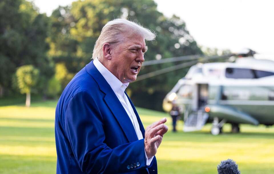 Donald Trump / autor: PAP/EPA/JIM LO SCALZO