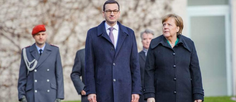 Mateusz Morawiecki i Angela Merkel / autor: Fot. KPRM