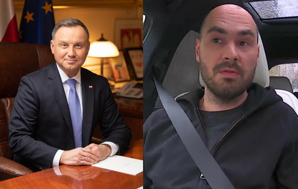 Andrzej Duda, Jakub Żulczyk  / autor: fratria, screen YT, Onet Rano