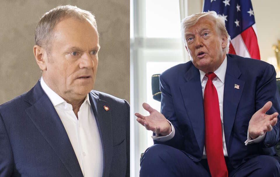Donald Tusk, Donald Trump / autor: Fratria/PAP/EPA/TOLGA AKMEN / POOL
