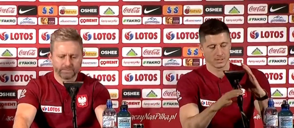 Jerzy Brzęczek i Robert Lewandowski / autor: polsatsport.pl