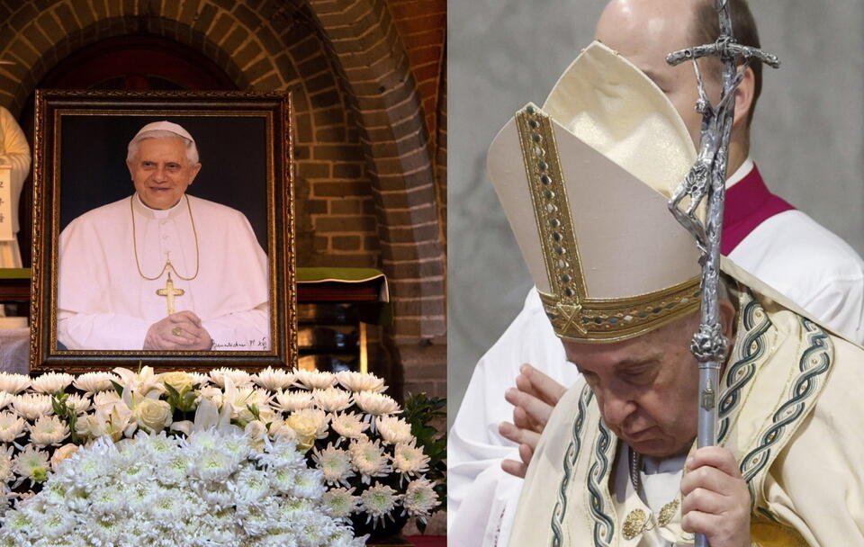 Papież pochowa swojego poprzednika. Franciszek jak Pius VII