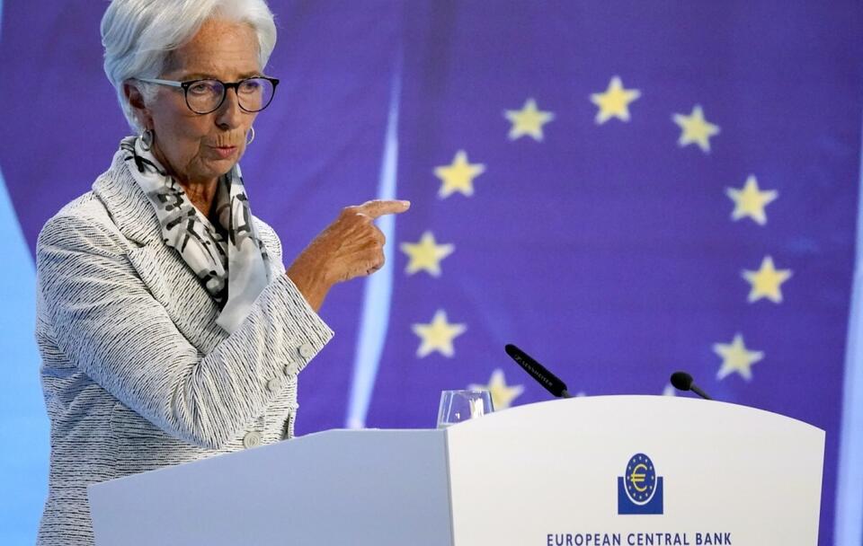 Prezes Europejskiego Banku Centralnego Christine Lagarde / autor: PAP/EPA/RONALD WITTEK