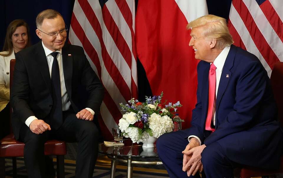 Prezydent Andrzej Duda i prezydent Donald Trump / autor: KPRP