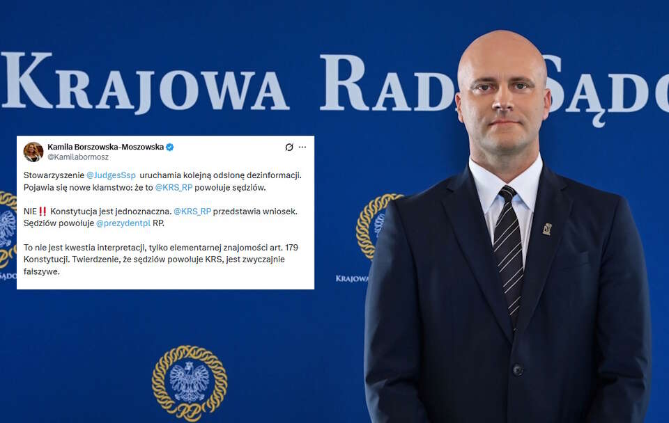 Nowy członek Krajowej Rady Sądownictwa sędzia Bartłomiej Starosta z Sądu Rejonowego w Sulęcinie. Członek "Iustitii". / autor: PAP/Stach Leszczyński/X