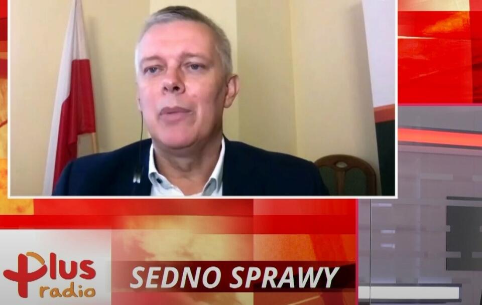 Tomasz Siemoniak w "Sednie Sprawy" na antenie Radia Plus / autor: YouTube/Sedno Sprawy Radia PLUS (screenshot)