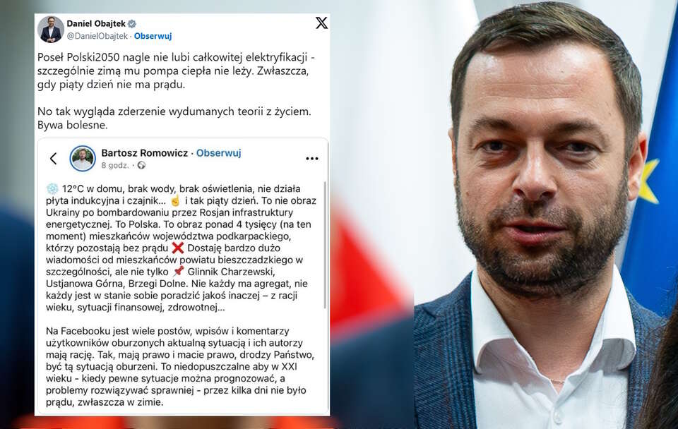 Poseł Polski 2050 bije we własny rząd. Cięta riposta Obajtka