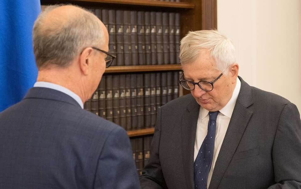 Marek Siwiec przekazał, że jest w trakcie wypełniania ankiety o poświadczenie bezpieczeństwa / autor: Sejm.gov.pl