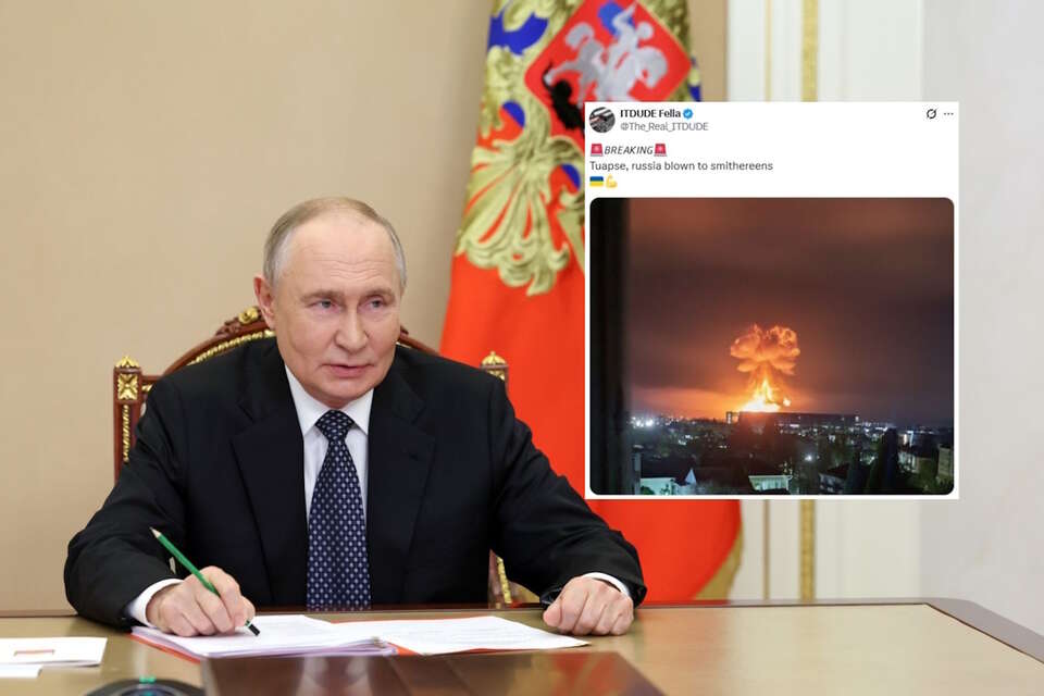 Potężny wybuch w rosyjskim w terminalu naftowym. WIDEO