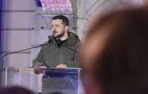 Prezydent Ukrainy Wołodymyr Zełenski / autor: Fratria