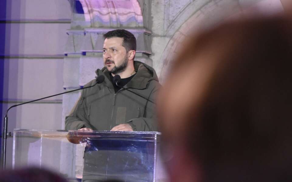 Prezydent Ukrainy Wołodymyr Zełenski / autor: Fratria