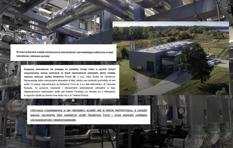 Geotermia Toruń / autor: Telewizja Trwam / wPolityce.pl