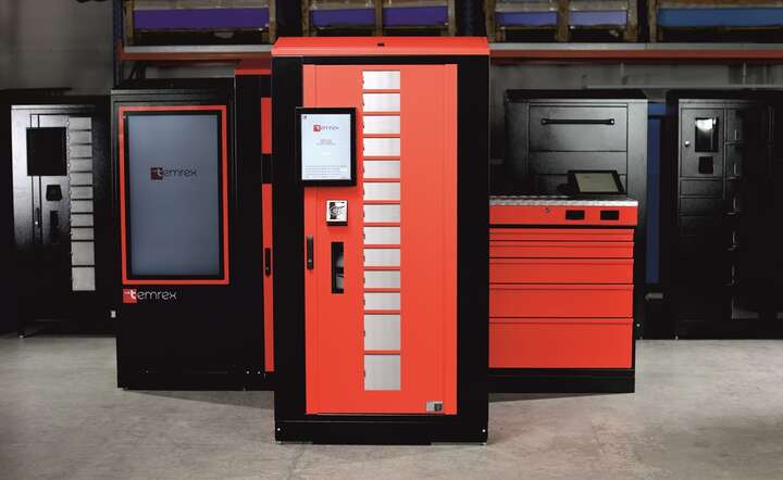 Automaty wydające - inteligentne urządzenia do wydawania narzędzi, artykułów BHP, elektroniki czy specjalistycznych komponentów / autor: materiały prasowe Temrex