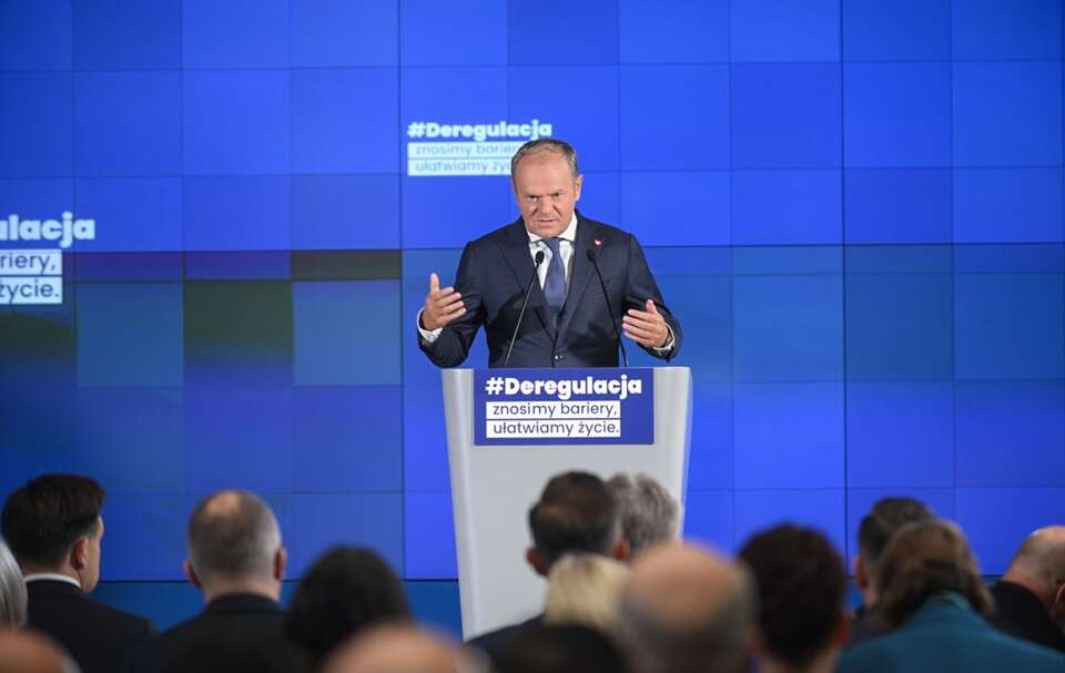 Premier Donald Tusk / autor: PAP/Marcin Obara