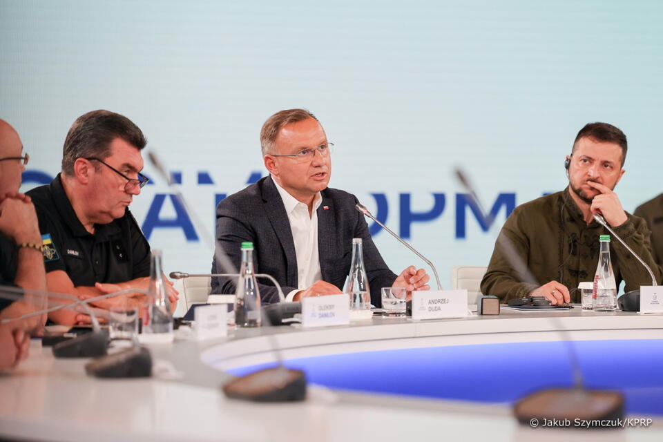 Platforma Krymska z udziałem prezydenta Andrzeja Dudy / autor: Jakub Szymczuk/KPRP