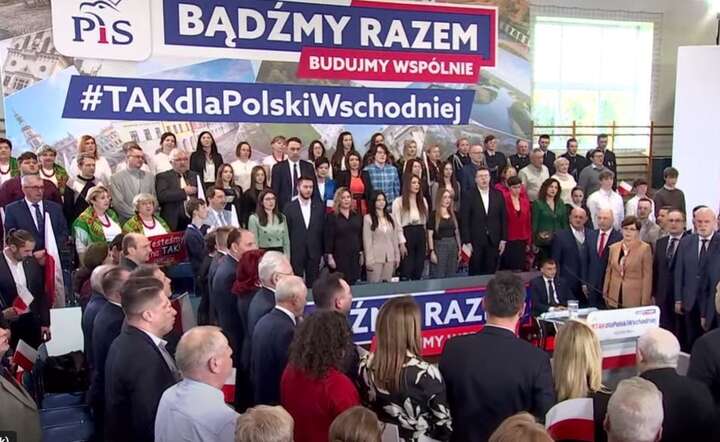 Ruszyła konwencja samorządowa PiS w Białej Podlaskiej / autor: screen YouTube
