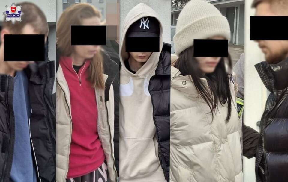 Zatrzymane osoby  / autor: X/@PolicjaLubelska