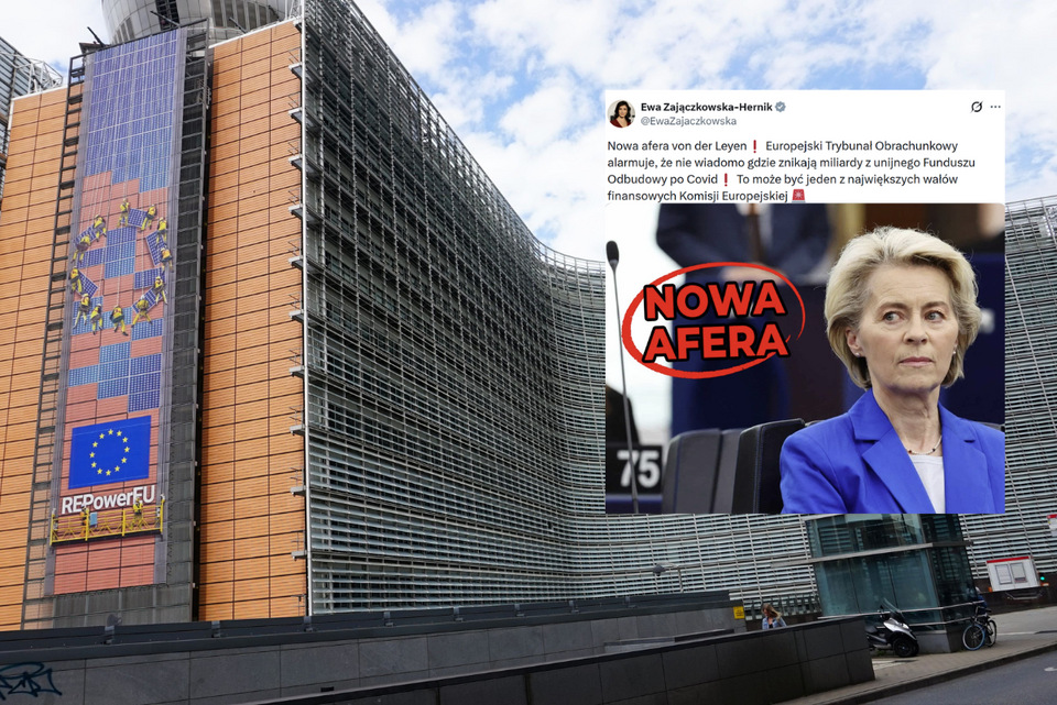 Komisja Europejska i Ursula von der Leyen / autor: Fratria/X/EwaZajaczkowska