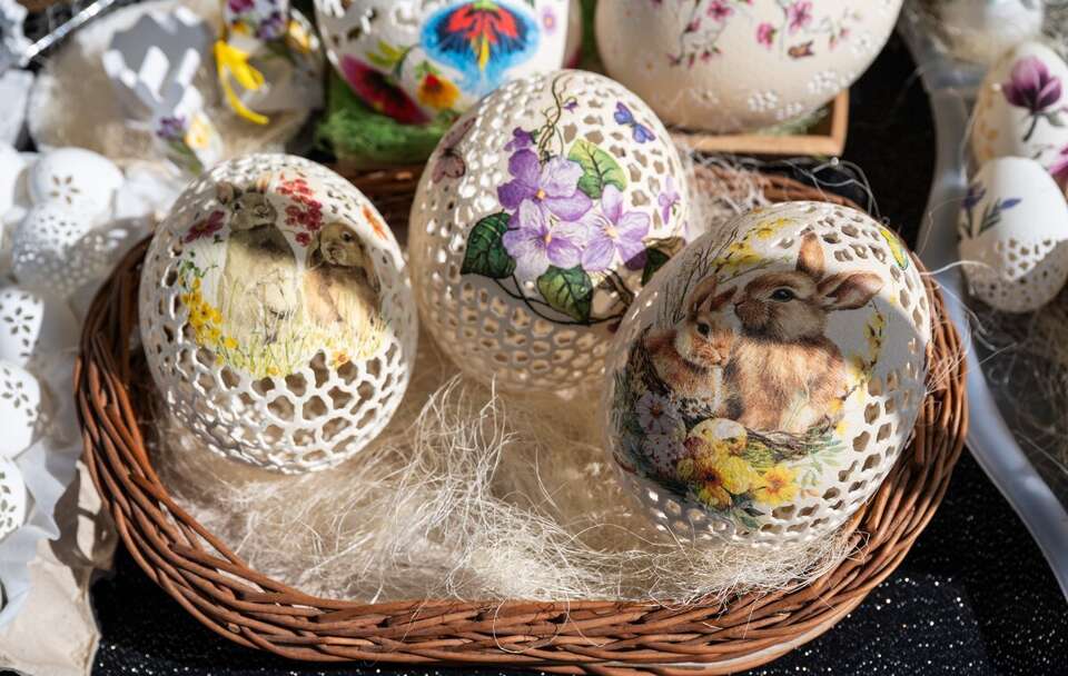 Jarmark Wielkanocny na placu Zamkowym w Lublinie / autor: PAP/Wojtek Jargiło