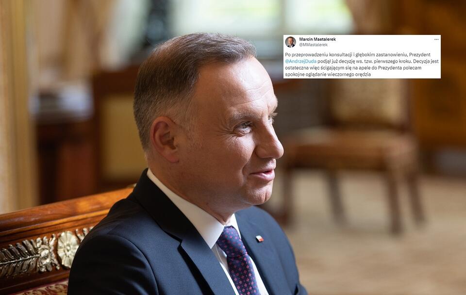 Andrzej Duda / autor: Fratria/Twitter (screenshot)