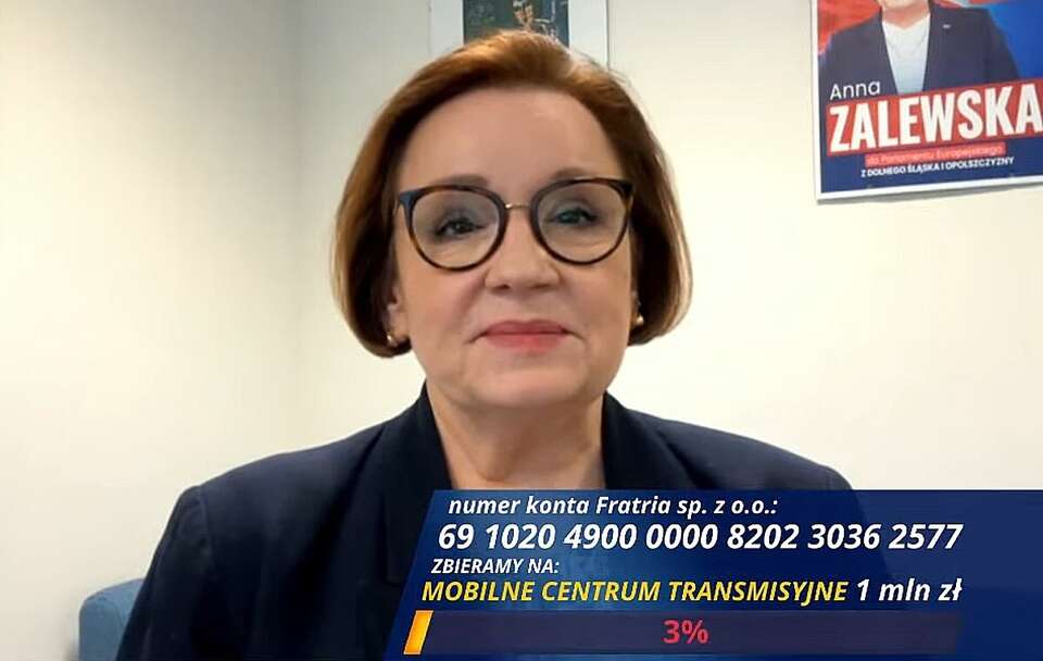 Rewizja ETS2. Zalewska: Tusk w tej chwili mydli nam oczy