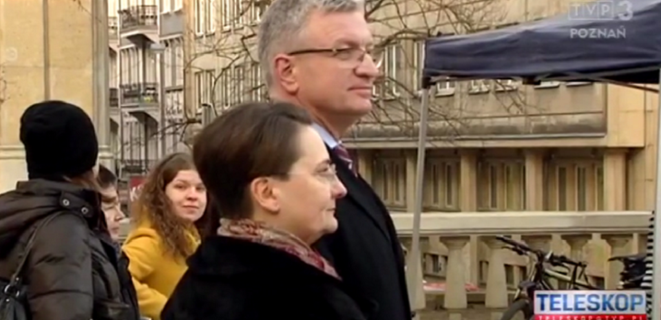 Joanna Jaskowiak/Jacek Jaśkowiak / autor: screenshot TVP Poznań