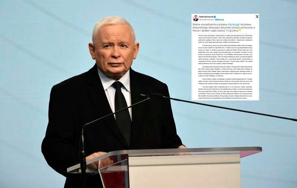 Jarosław Kaczyński / autor: Fratria/X