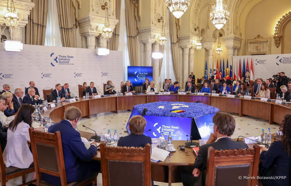 Szczyt Trójmorza w Bukareszcie z udziałem prezydenta RP Andrzeja Dudy / autor: KPRP/Marek Borawski