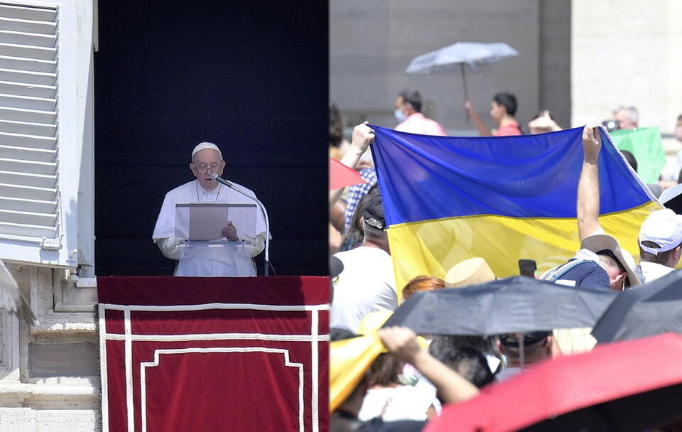 Modlitwa Anioł Pański z papieżem Franciszkiem / autor: PAP/EPA