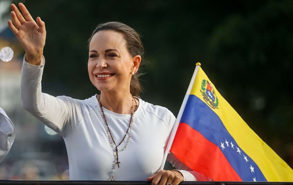 Maria Corina Machado / autor: PAP/EPA/MIGUEL GUTIERREZ