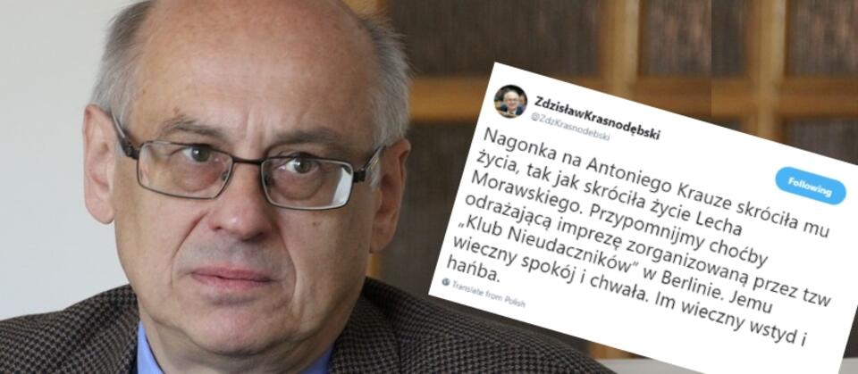 Prof. Zdzisław Krasnodębski / autor: Fratria