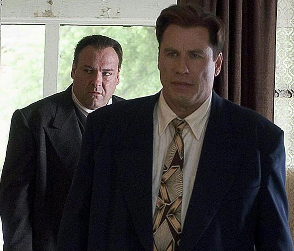 James Gandolfini i John Travolta. "Samotne serca". Screenshot