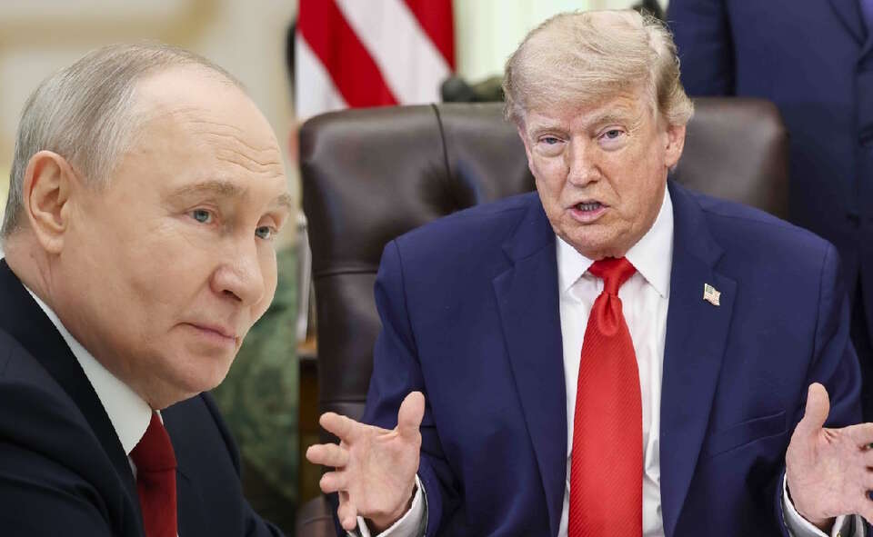 Władimir Putin i Donald Trump / autor: PAP/EPA/ALEXANDER KAZAKOV/SPUTNIK/KREMLIN / POOL, PAP/EPA/JIM LO SCALZO / POOL