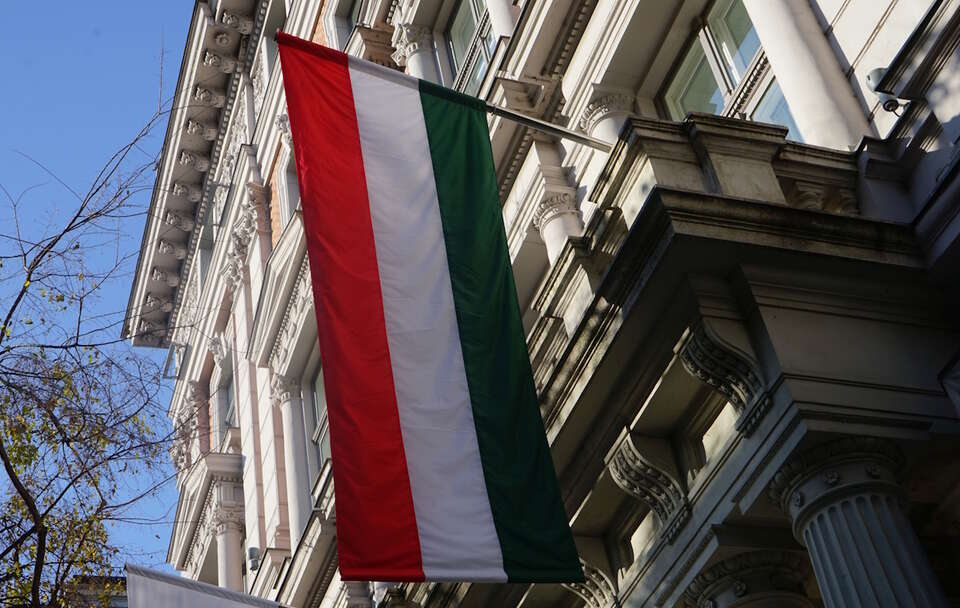 Flaga węgięrska w Budapeszcie / autor: Fratria