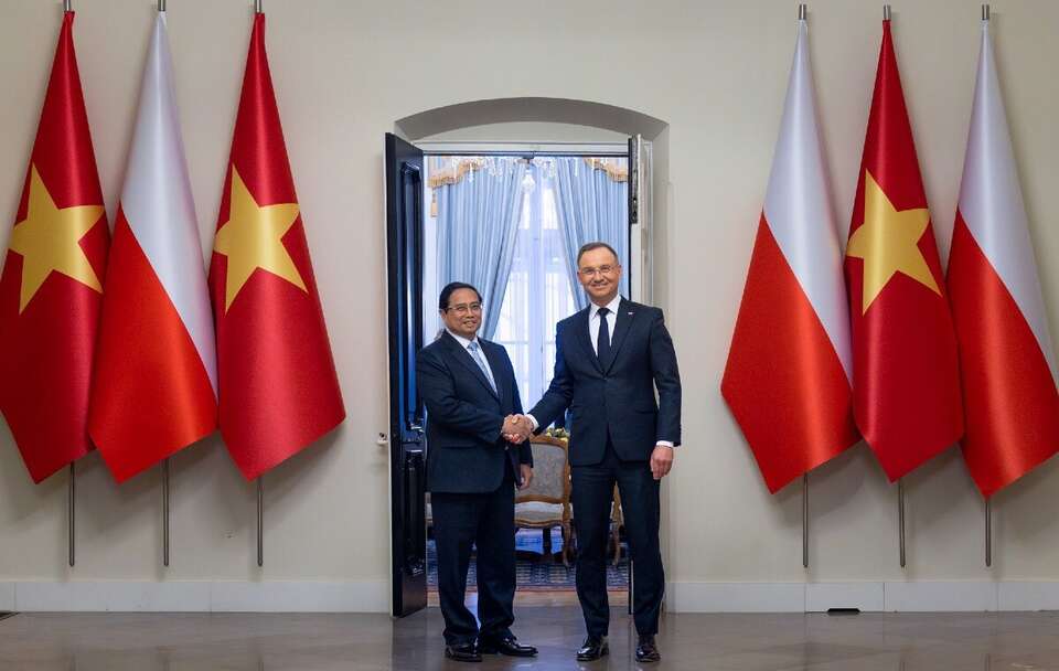 Phạm Minh Chính i Andrzej Duda / autor: Marek Borawski/KPRP