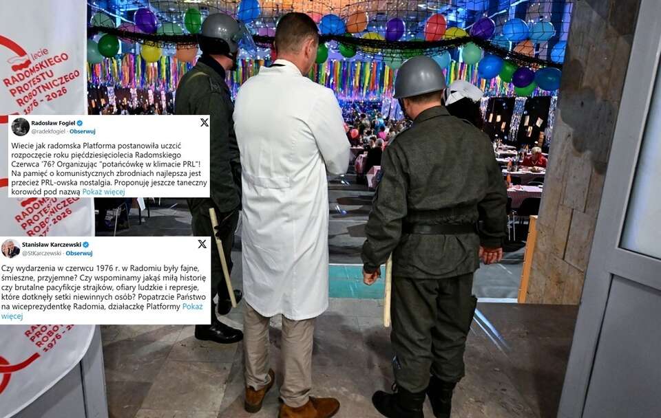  "Potańcówka w klimacie PRL" w Radomiu / autor: PAP/Piotr Polak/X