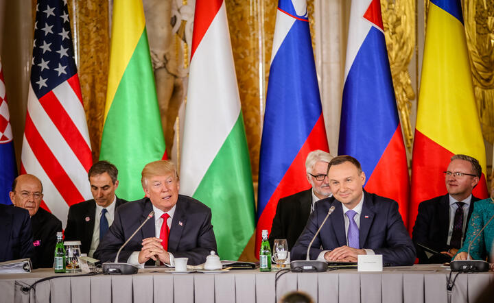 Donald Trump i Andrzej Duda / autor: fot. Fratria