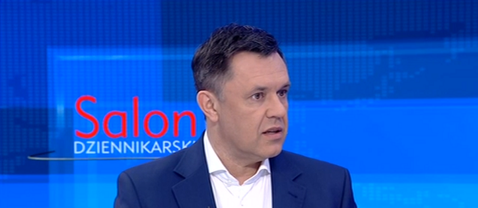 Jacek Łęski w Salonie Dziennikarskim / autor: TVP Info