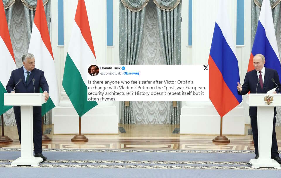 Tusk: Ktoś czuje się bezpieczniej po rozmowach w Moskwie?