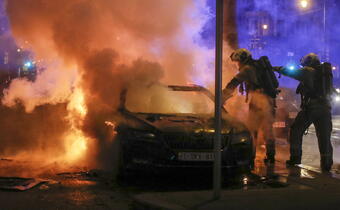 Noworoczne zamieszki w Belgii. Ataki na policjantów