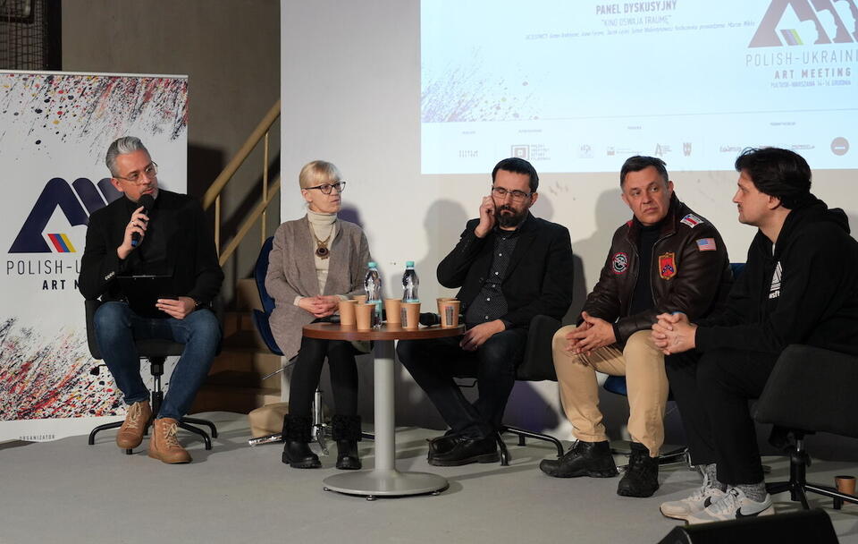 Rozmowa z udziałem: Anny Ferens, Gorana Andrjanica, Jacka Łęskiego i Tymura Jaszczenki / autor: Festiwal NNW