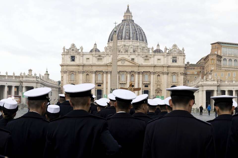 papież Franciszek / autor:  EPA/MASSIMO PERCOSSI Dostawca: PAP/EPA.