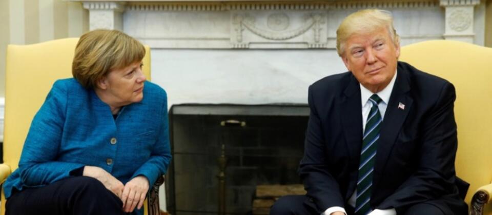 Angela Merkel i Donald Trump w Białym Domu / autor: whitehouse.gov