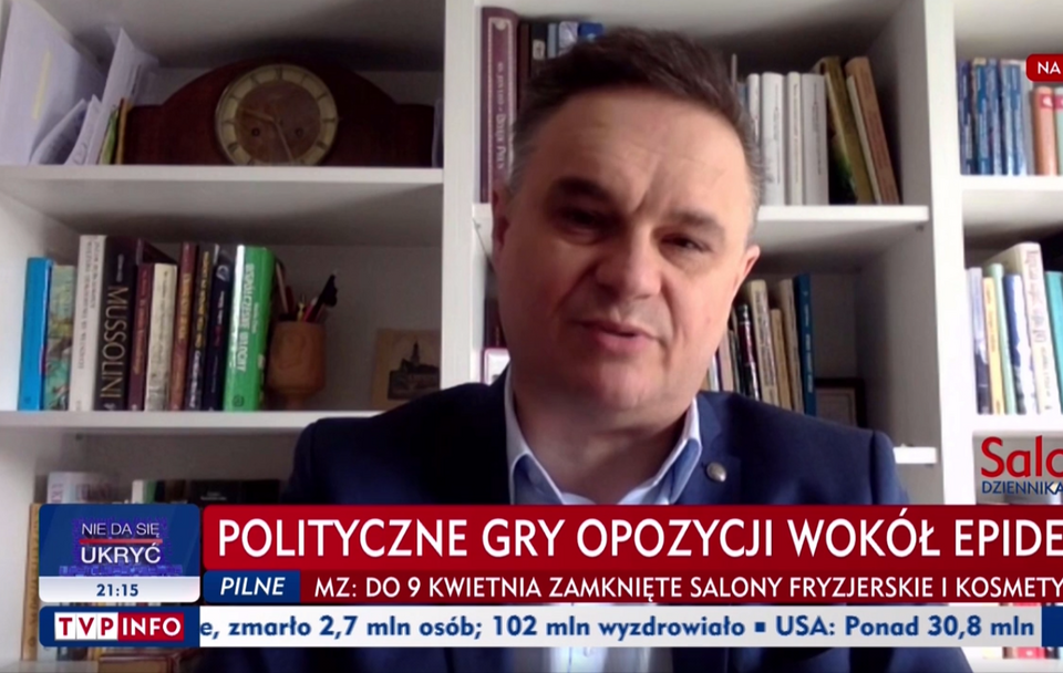 Piotr Gursztyn / autor: screen TVP Info