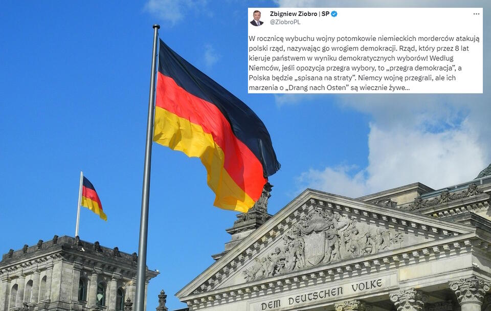 Bundestag / autor: pixabay.com/Twitter: @ZiobroPL