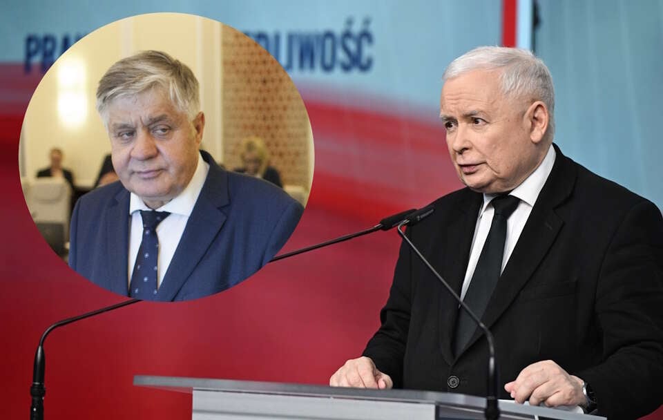 Krzysztof Jurgiel, Jarosław Kaczyński / autor: PAP/Radek Pietruszka/Fratria