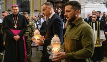 Prezydenci Polski i Ukrainy oddali hołd ofiarom Wołynia